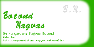 botond magvas business card